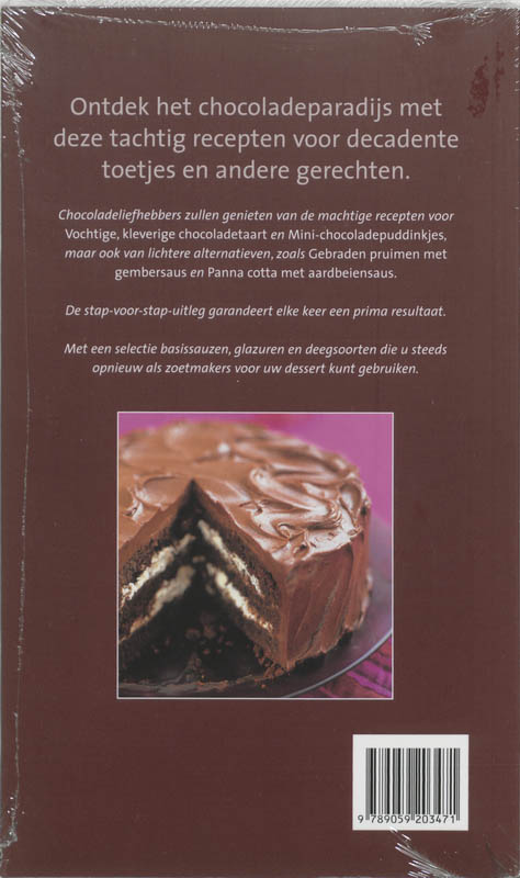 Achterkant van Chocolade