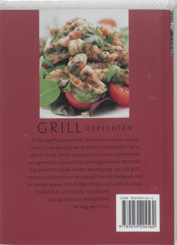Achterkant van Grillgerechten
