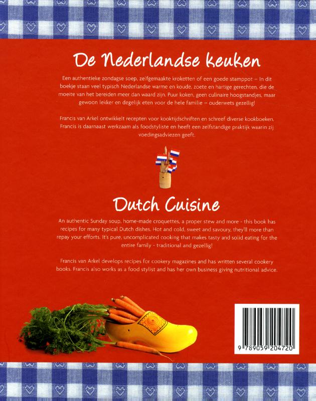 Achterkant van De Nederlandse keuken/ Dutch cuisine