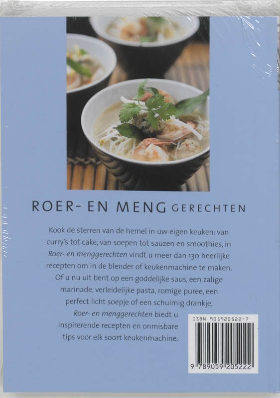 Achterkant van Roer- en menggerechten