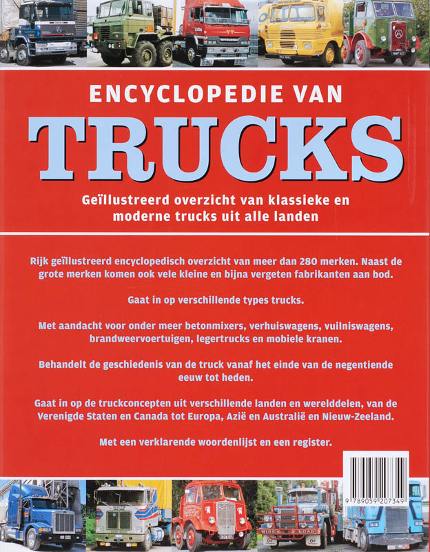 Achterkant van Encyclopedie van Trucks
