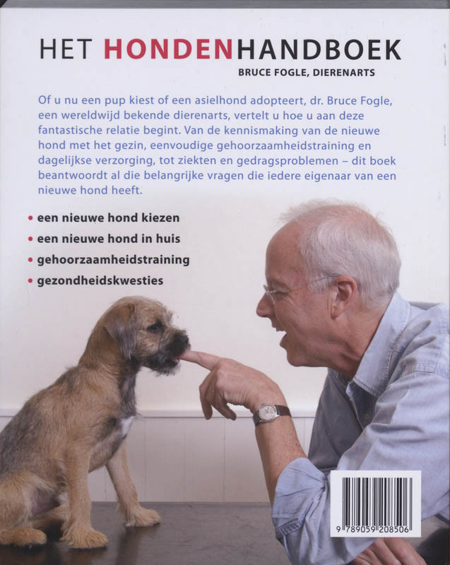 Achterkant van Het hondenhandboek