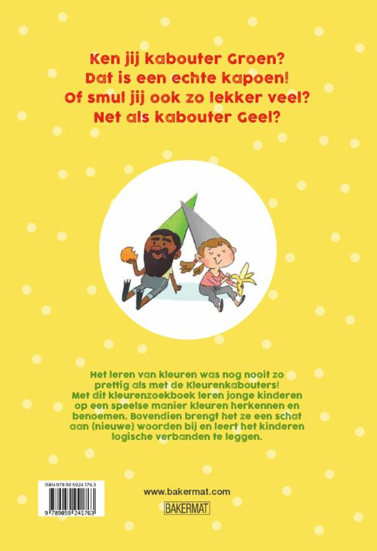 Achterkant van De kleurenkabouters