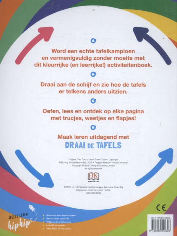 Achterkant van Leer je tafels van vermenigvuldiging in een handomdraai