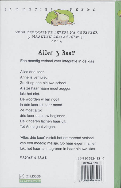 Achterkant van Alles drie keer