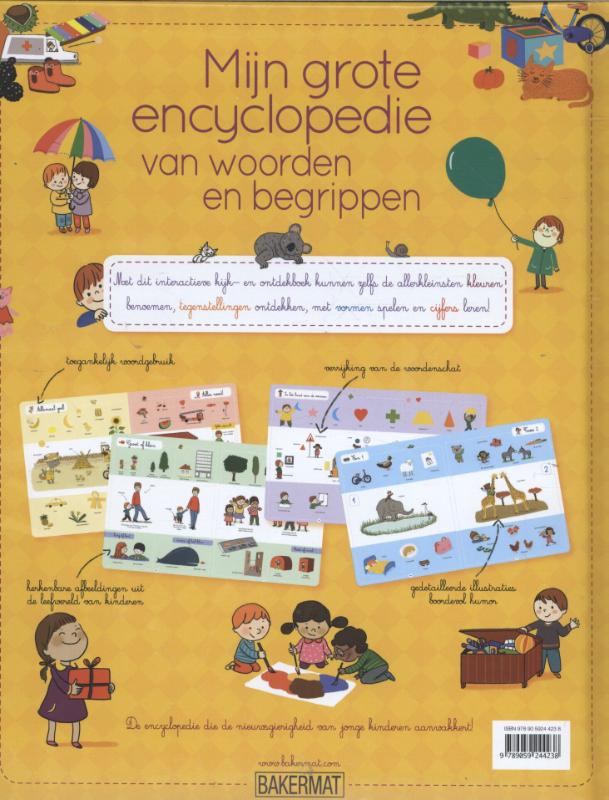 Achterkant van Mijn grote encyclopedie van woorden en begrippen