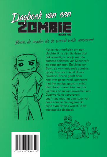 Achterkant van Dagboek van een Zombie