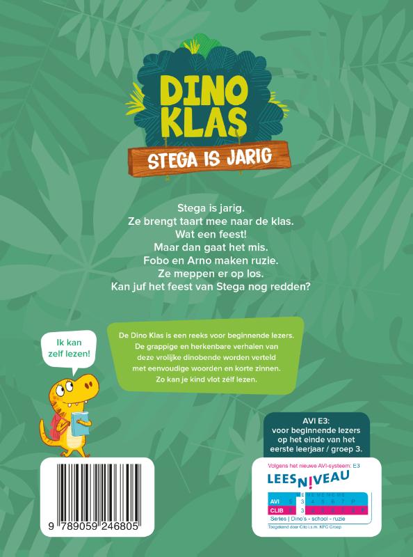 Achterkant van Stega is jarig