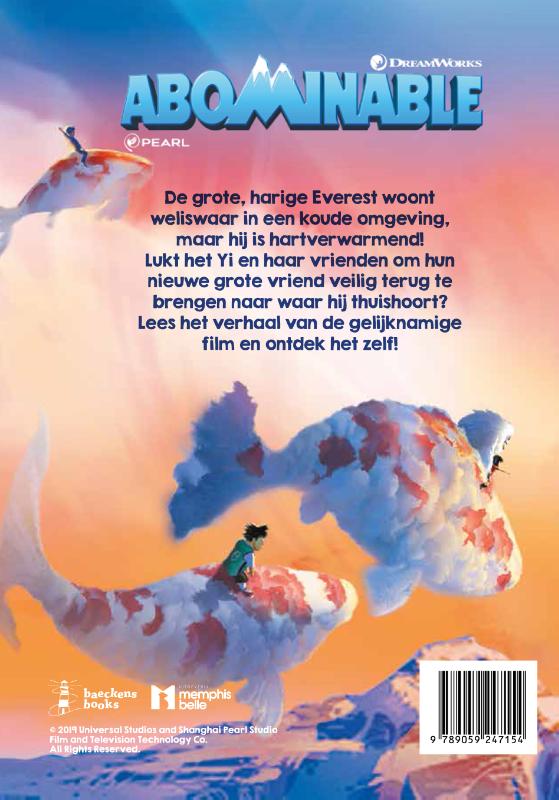 Achterkant van Everest de jonge Yeti