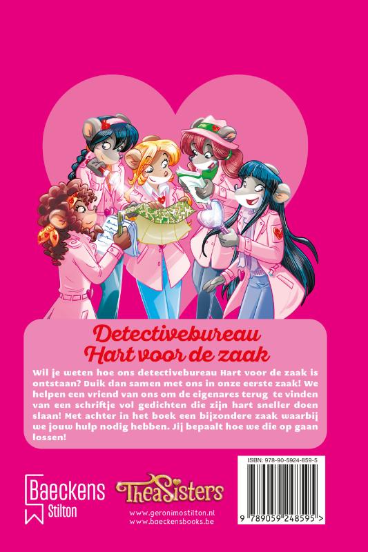 Achterkant van Detectivebureau Hart voor de zaak