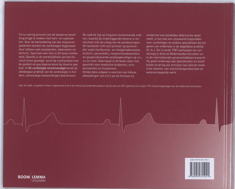Achterkant van De cardiologie vereenvoudigd