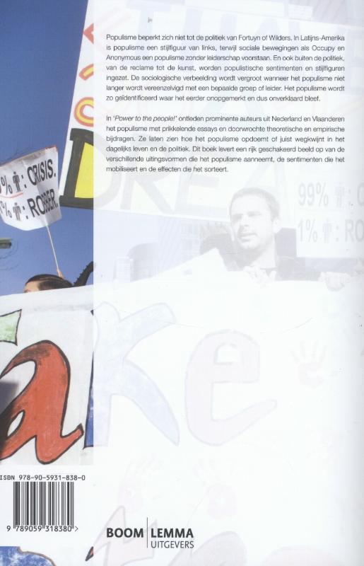 Achterkant van Power to the People!