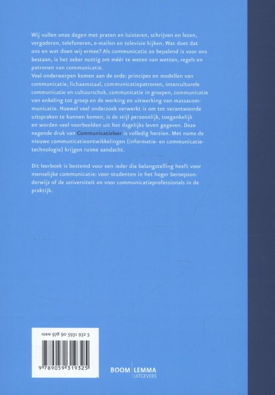 Achterkant van Communicatieleer