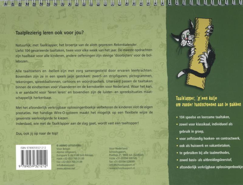 Achterkant van 4 groep 6