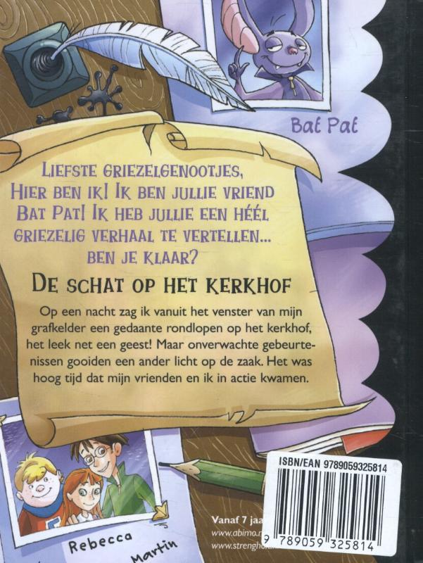 Achterkant van De schat op het kerkhof