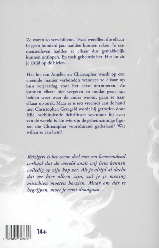 Achterkant van Reizigers