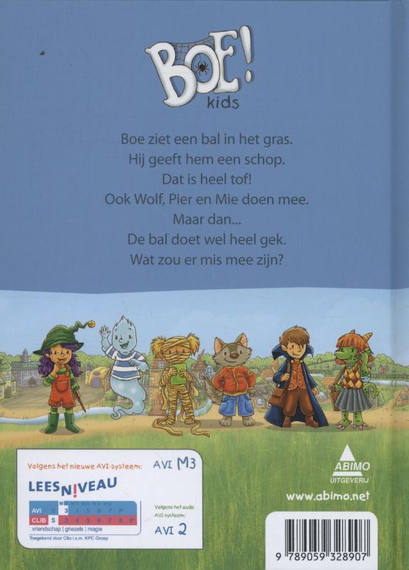 Achterkant van De bal van boe