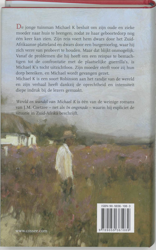 Achterkant van Wereld en wandel van Michael K