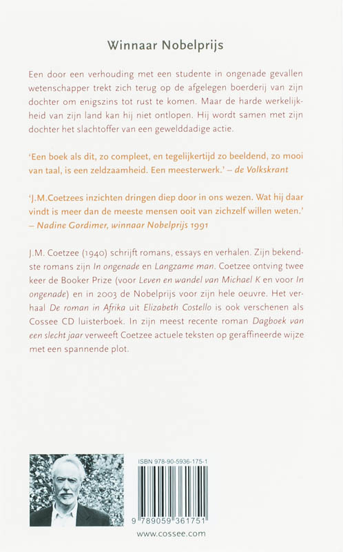 Achterkant van In ongenade