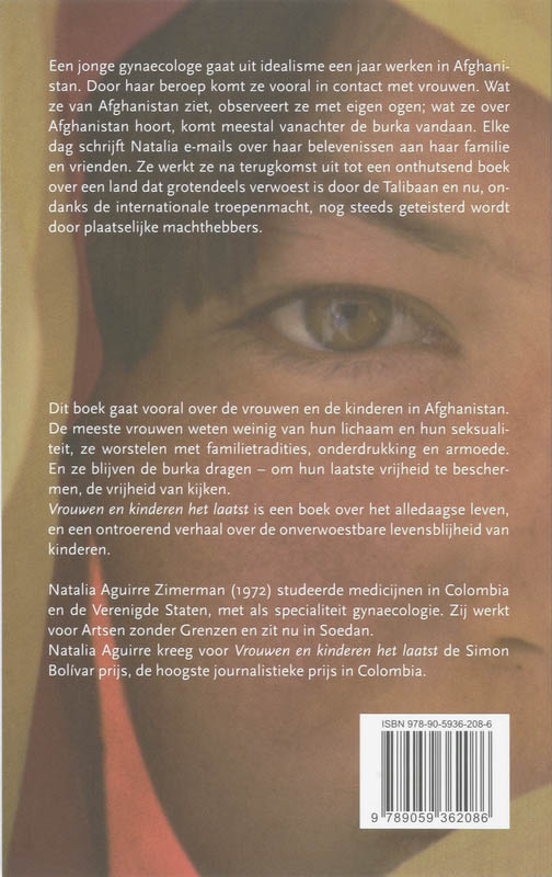 Achterkant van Vrouwen en kinderen het laatst
