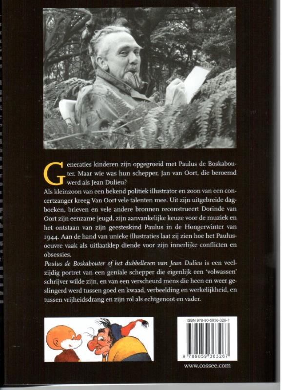 Achterkant van Paulus de Boskabouter of het dubbelleven van Jean Dulieu
