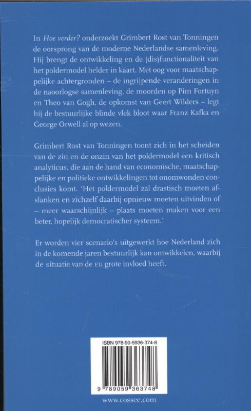 Achterkant van Hoe verder