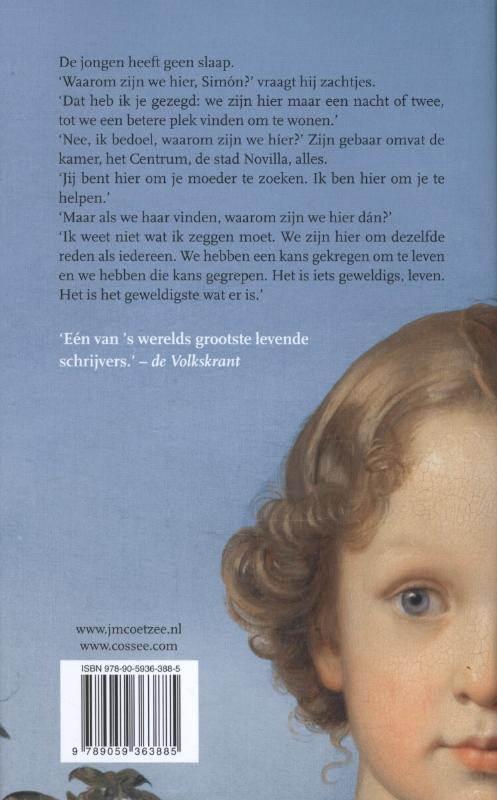 Achterkant van De kinderjaren van Jezus
