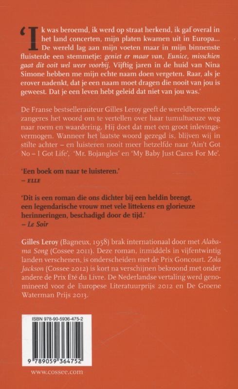 Achterkant van Nina Simone