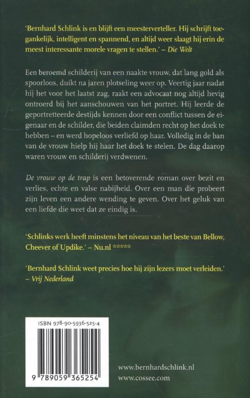 Achterkant van De vrouw op de trap