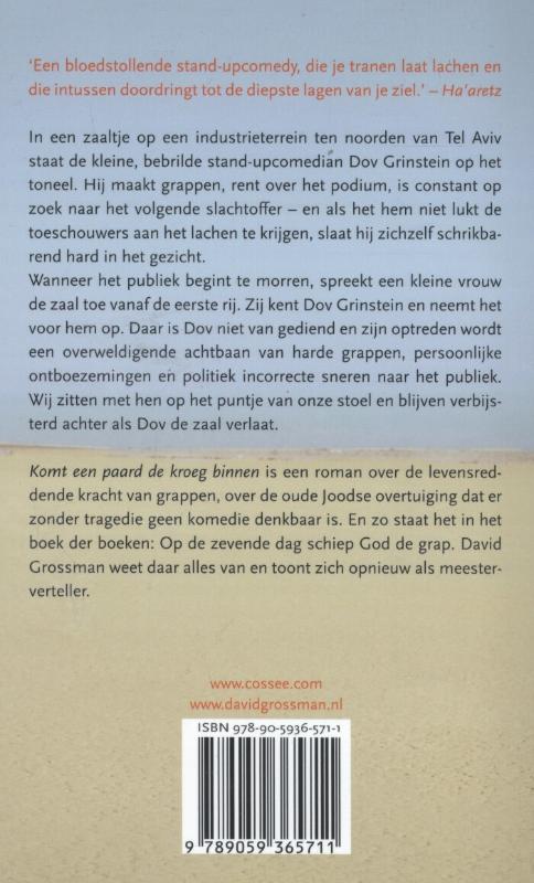 Achterkant van Komt een paard de kroeg binnen