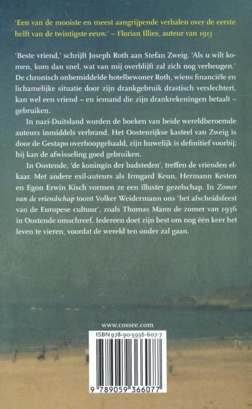 Achterkant van Zomer van de vriendschap