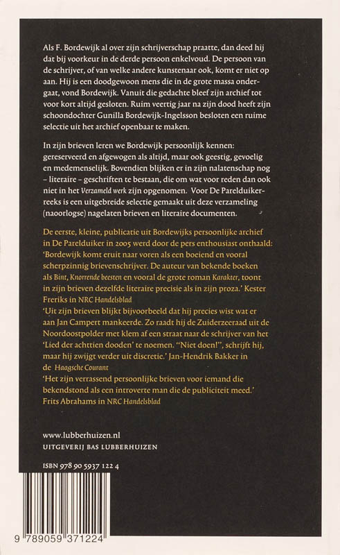 Achterkant van Nagelaten documenten