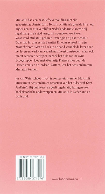 Achterkant van Helaas, ik ben 'n Amsterdammer