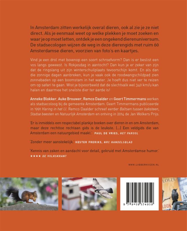 Achterkant van Het Amsterdamse beestenboek
