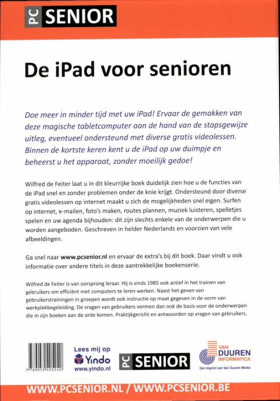 Achterkant van De iPad voor Senioren