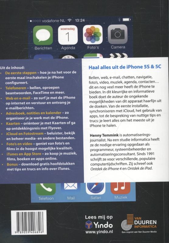 Achterkant van Ontdek de iPhone 5S en 5C