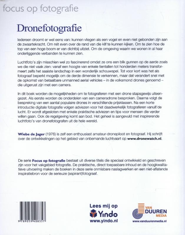 Achterkant van Dronefotografie