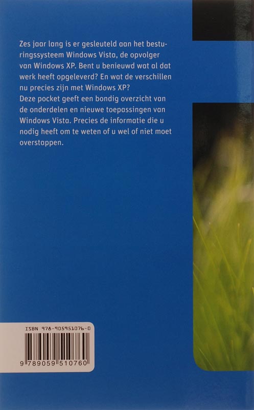 Achterkant van Windows Vista