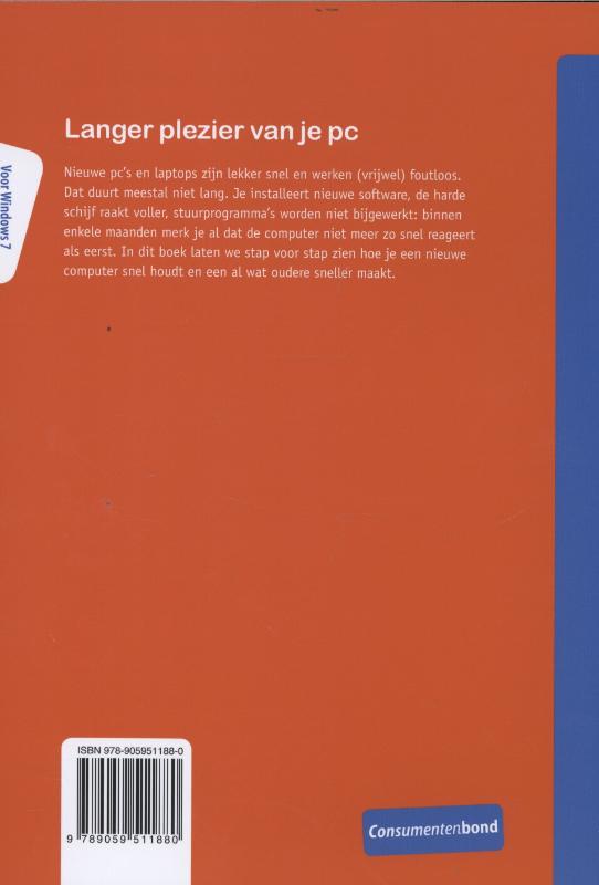 Achterkant van Langer plezier van je pc