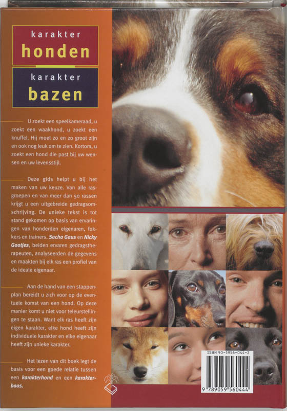 Achterkant van Karakterhonden - karakterbazen