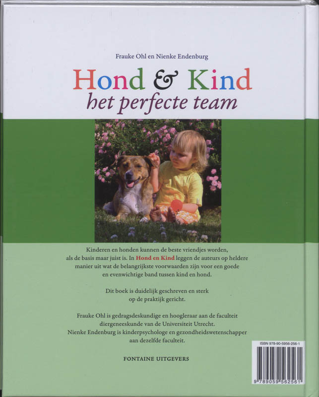 Achterkant van Hond en kind