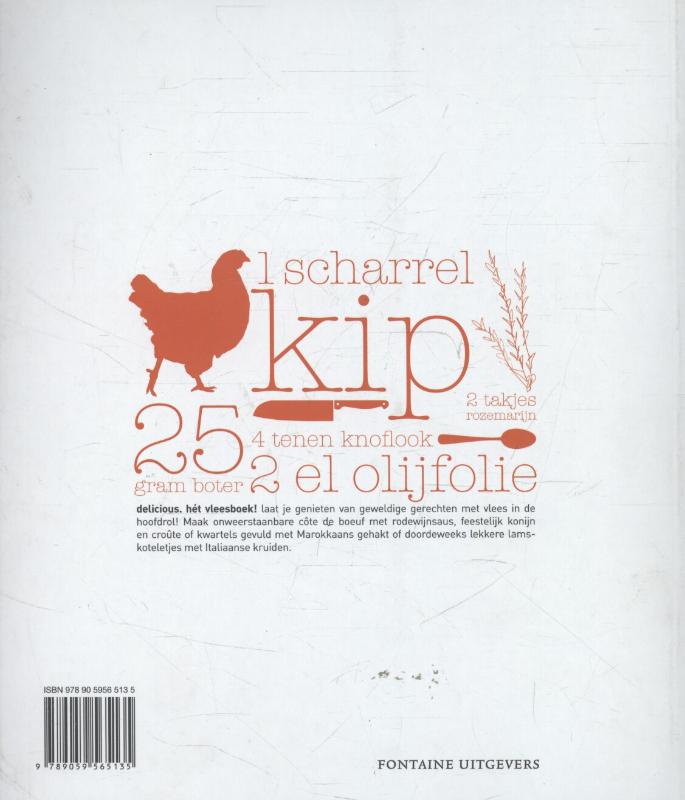 Achterkant van Hét vleesboek!