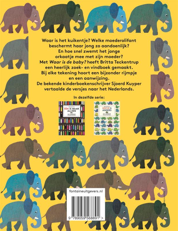 Achterkant van Waar is de baby?