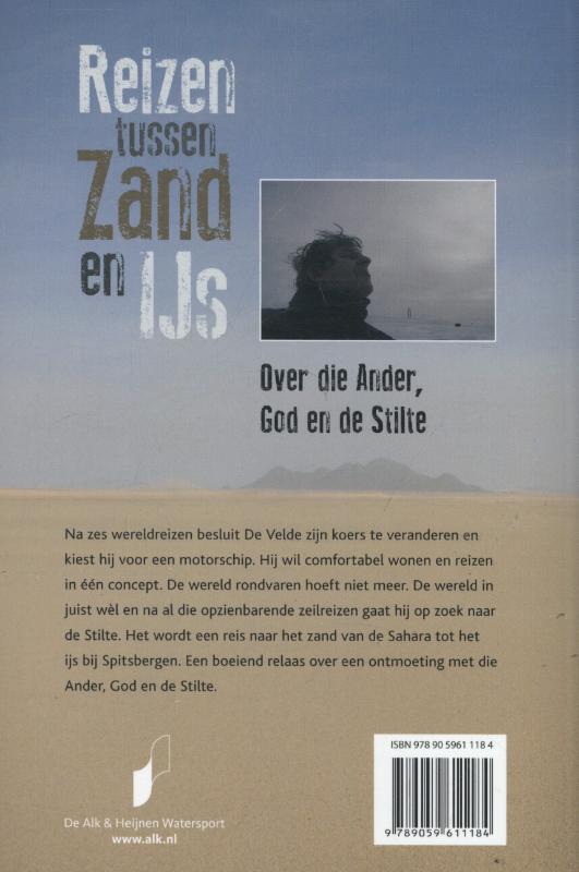 Achterkant van Reizen tussen zand en ijs