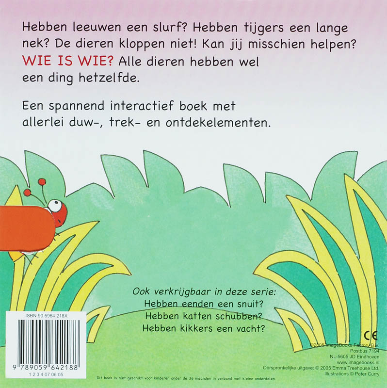 Achterkant van Hebben leeuwen een slurf