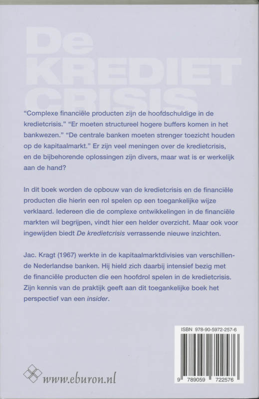 Achterkant van De kredietcrisis