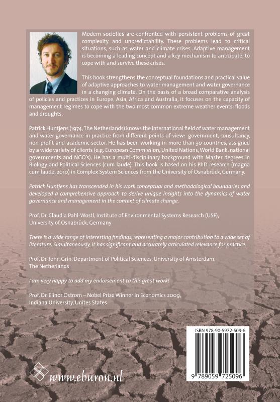Achterkant van Water Management and Water Governance in a Changing Climate