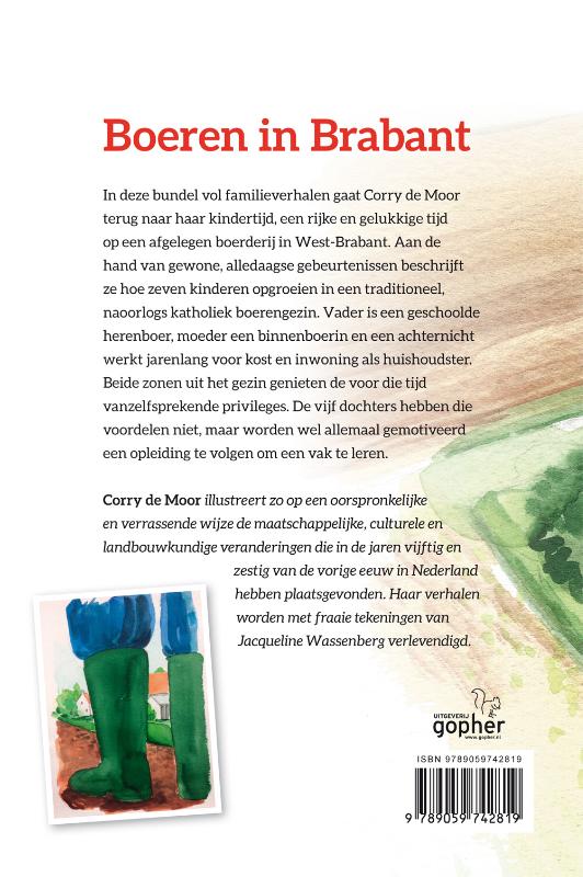 Achterkant van Boeren in Brabant
