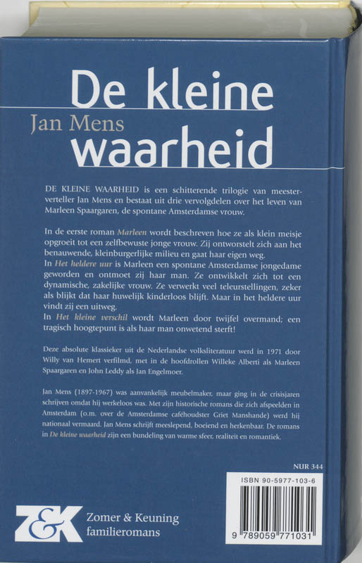 Achterkant van De kleine waarheid