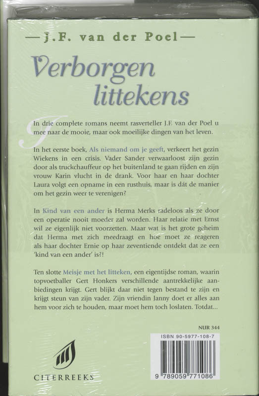 Achterkant van Verborgen littekens